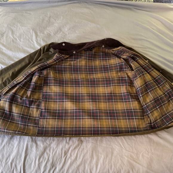 Barbour Beaufort waxed cotton jacket with liner XL - Picture 3 of 16